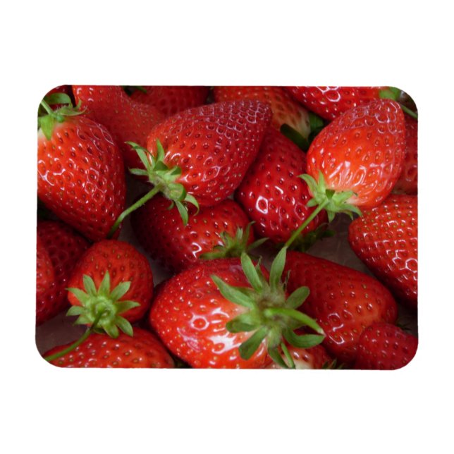 Ripe Strawberries Magnet (Horizontal)