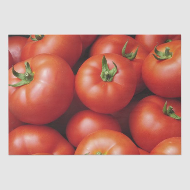 Ripe Tomatoes - Bright Red, Fresh Tissue Paper (Front)