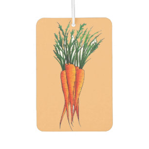 Ripe Vegetable Garden Carrots Bunch Veggie Veg Car Air Freshener