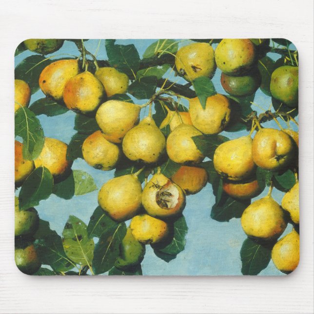 Ripening Bartlett Pears by Joseph Decker Mouse Pad (Front)