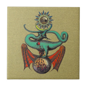 Ripley Scroll Ceramic Tile
