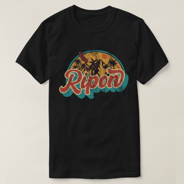Ripon, California T-Shirt (Design Front)