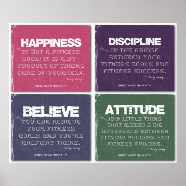 Ripped for Fitness Success Poster (Front)