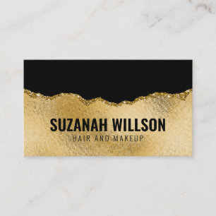 Ripped Gold Paper Elegant  Business Card