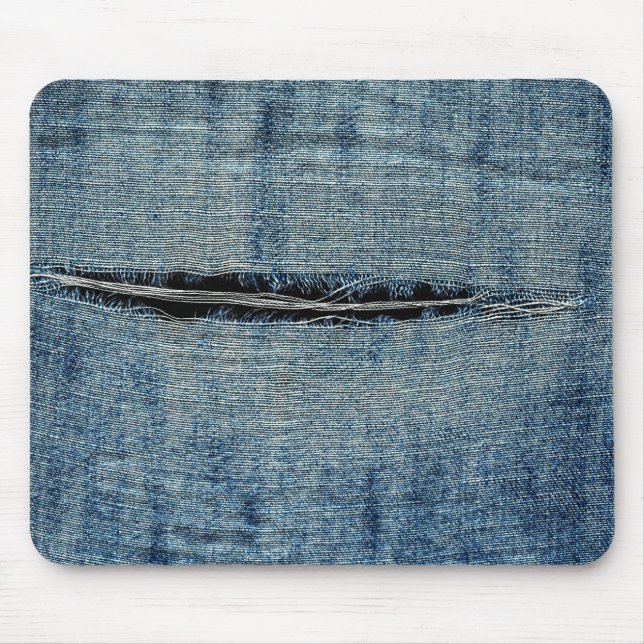 Ripped Jeans Mouse Pad (Front)