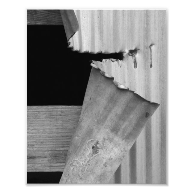 Ripped Metal (Print) Photo Print (Front)