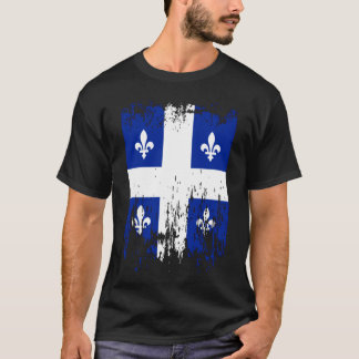 Ripped Quebec Flag T-Shirt