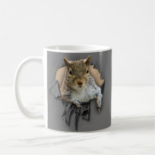 Ripped Shirt Squirrel Coffee Mug