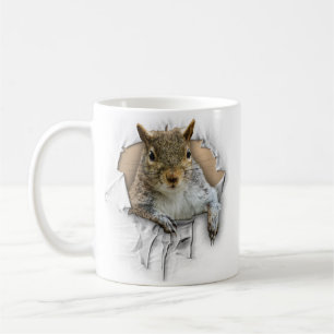 Ripped Shirt Squirrel Coffee Mug