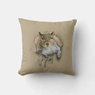 Ripped Shirt Squirrel Cushion