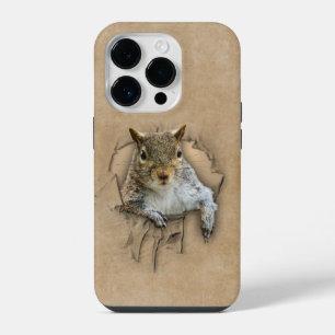 Ripped Shirt Squirrel iPhone 14 Pro Case