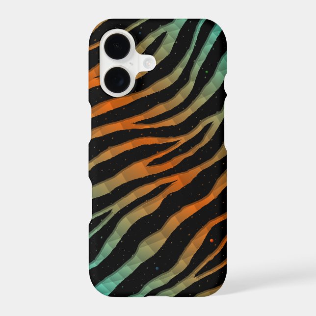 Ripped SpaceTime Stripes - Cyan/Orange (Back)