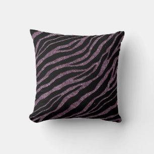 Ripped SpaceTime Stripes - Glitter Pink Cushion