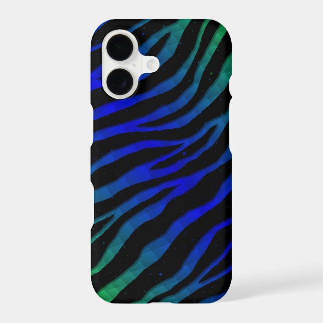 Ripped SpaceTime Stripes - Green/Blue (Back)