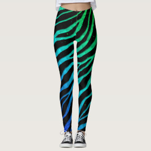 Ripped SpaceTime Stripes - Rainbow PBCGY Leggings