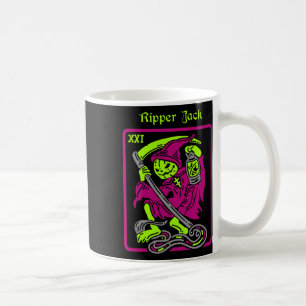 Ripper Jack Tarot Card Halloween Occult Decor Men  Coffee Mug