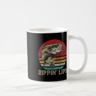 Rippin Lips Retro Vintage Byss Fishing Gifts Coffee Mug