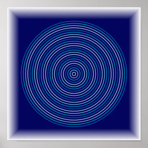Ripple Effect - Abstract Water Art Poster