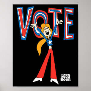 Ripple Junction X Schoolhouse Rock Vote For Sarah Poster