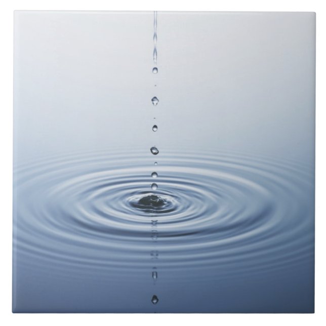 Ripple on Water Ceramic Tile (Front)