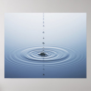 Ripple on Water Poster