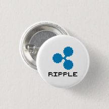 Ripple XRP 8-Bit Logo | Button