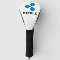 Ripple XRP 8-Bit Logo | Golf Club Head Cover