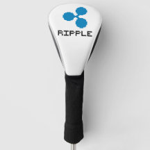Ripple XRP 8-Bit Logo | Golf Club Head Cover
