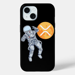 Ripple XRP  Cryptocurrency -Crypto Astronaut iPhone 15 Case