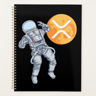 Ripple XRP  Cryptocurrency -Crypto Astronaut Planner