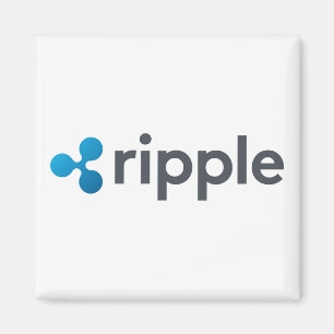 Ripple XRP Cryptocurrency Square Magnet