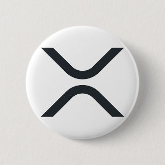 Ripple XRP Logo Crypto Blockchain Cryptocurrency 6 Cm Round Badge
