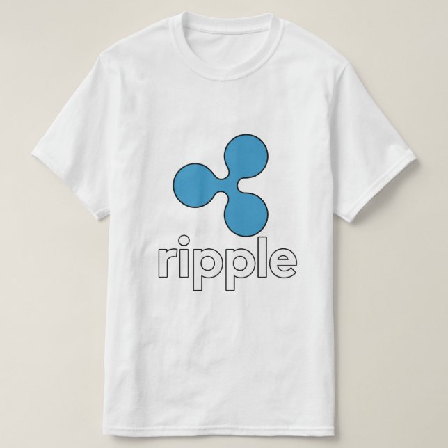 Ripple XRP Logo Shirt - White (Design Front)