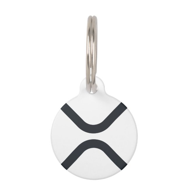 Ripple XRP Pet Tag (Front)