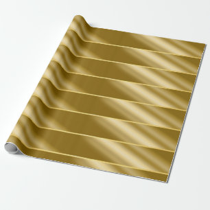 Rippled Gold Wrapping Paper