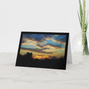 Rippled Twilight Sky Card