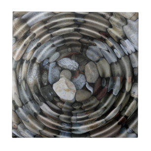 Ripples and Pebbles Ceramic Tile
