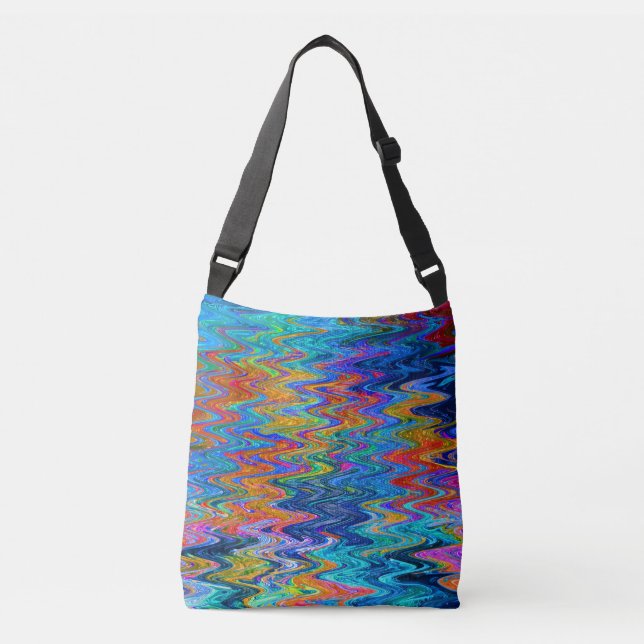Ripplin' waters.... crossbody bag (Front)