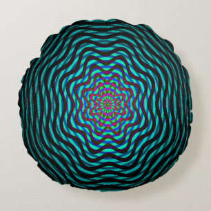 Rippling Atom...... Round Cushion