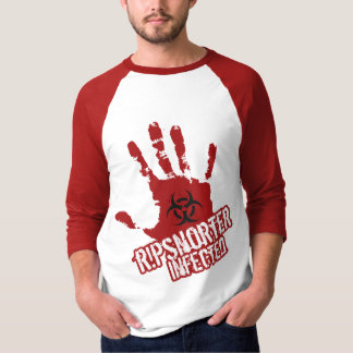 Ripsnorter Infected Basic 3/4 Sleeve Raglan T-Shirt