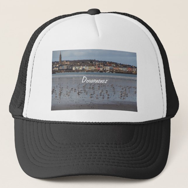 Ris beach in Douarnenez Trucker Hat (Front)