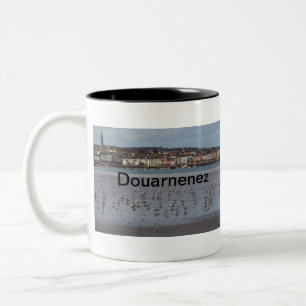 Ris beach in Douarnenez Two-Tone Coffee Mug