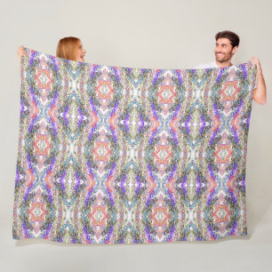 Riscos Coloridos Fleece Blanket