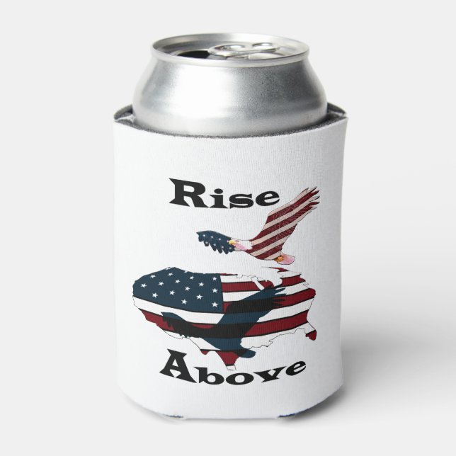 Rise above  can cooler (Can Front)