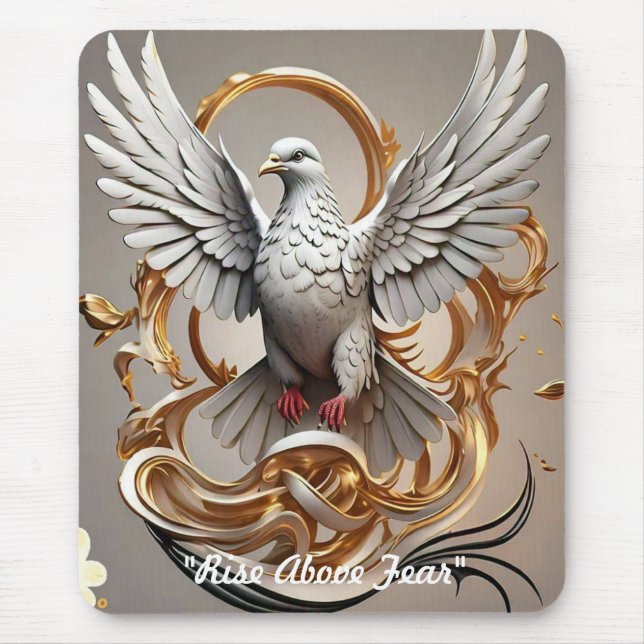 "Rise Above Fear" Mouse Pad (Front)