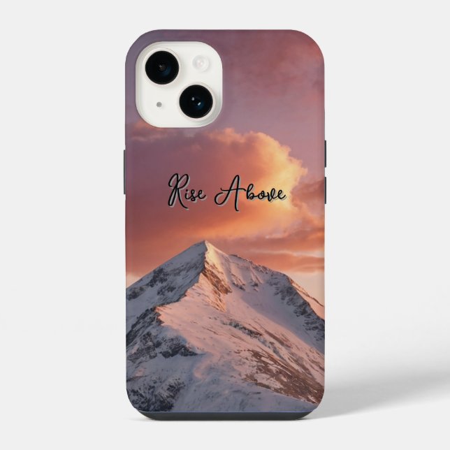 Rise Above iPhone Case (Back)