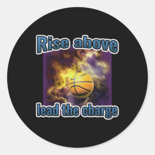 Rise Above Lead The Charge Classic Round Sticker