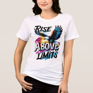 Rise Above Limits | Bold Eagle Motivational Tri-Blend Shirt