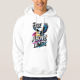 Rise Above Limits – Inspirational Typography Tee