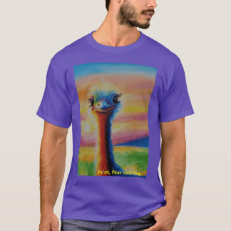 Rise Above Original Ostrich Art friend retro T-Shirt